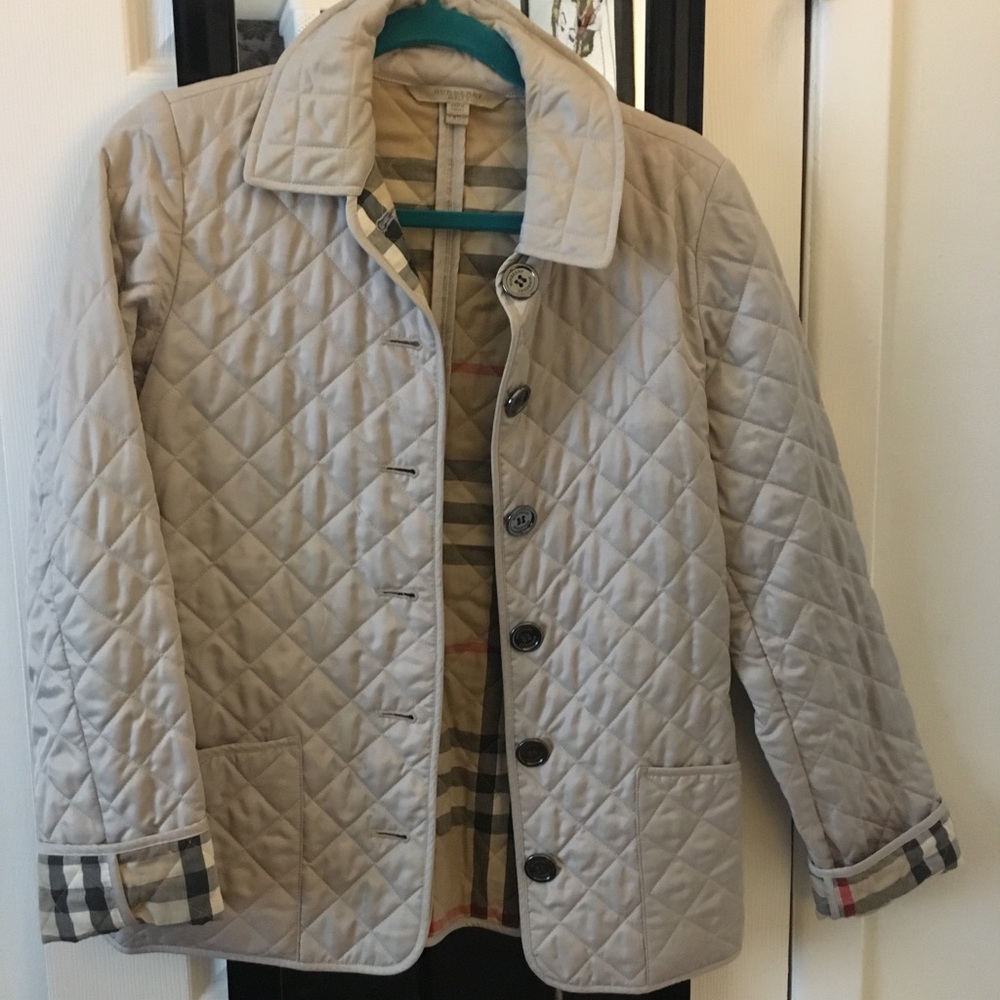 Burberry quilted jacket